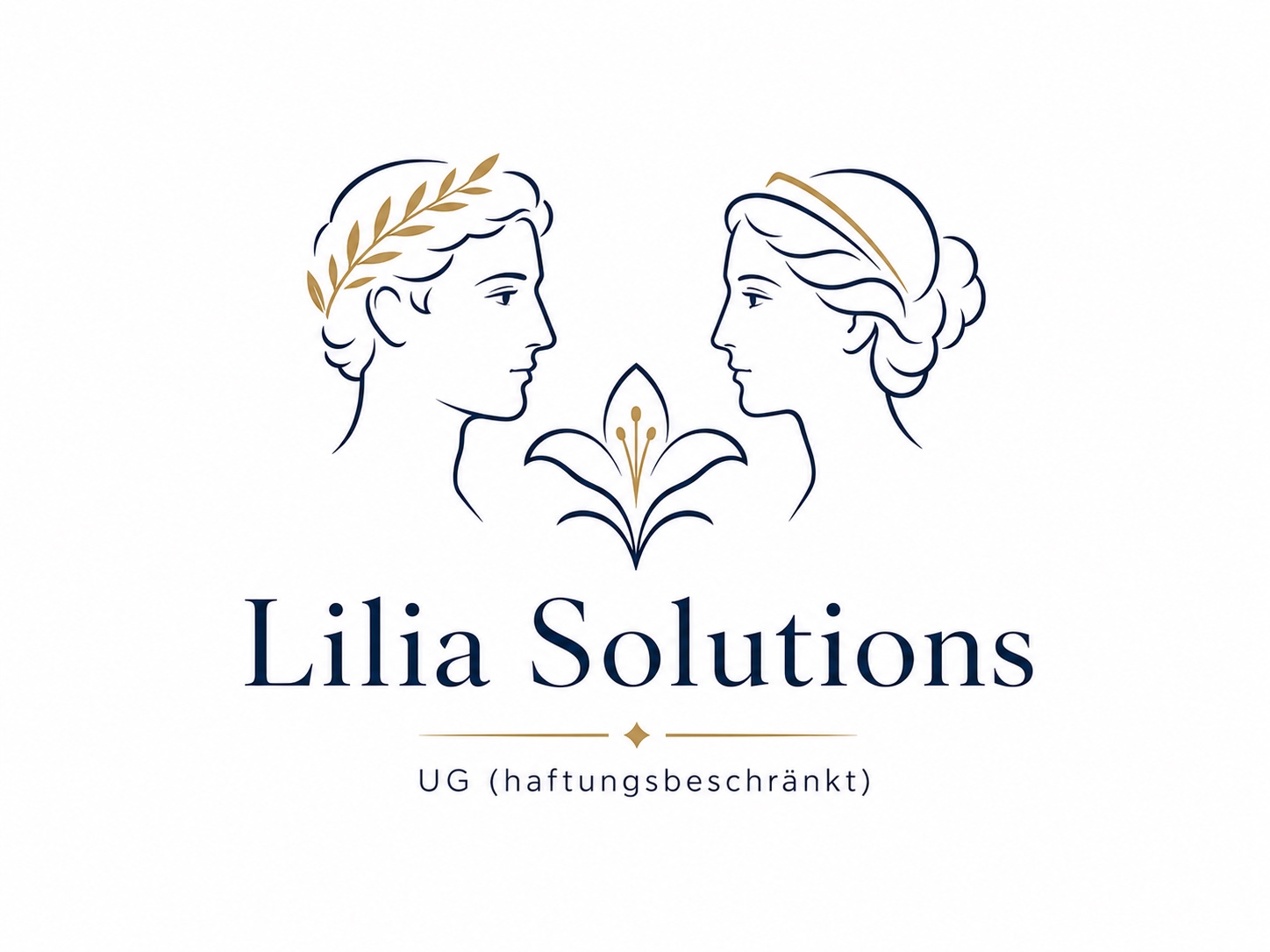 Modernes Logo der Lilia Solutions UG (haftungsbeschränkt)